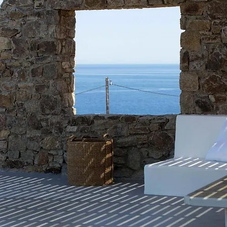 Anemos Sea View Of Mykonos Villa Merchia Beach